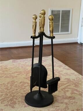 fireplace poker tool set ￼